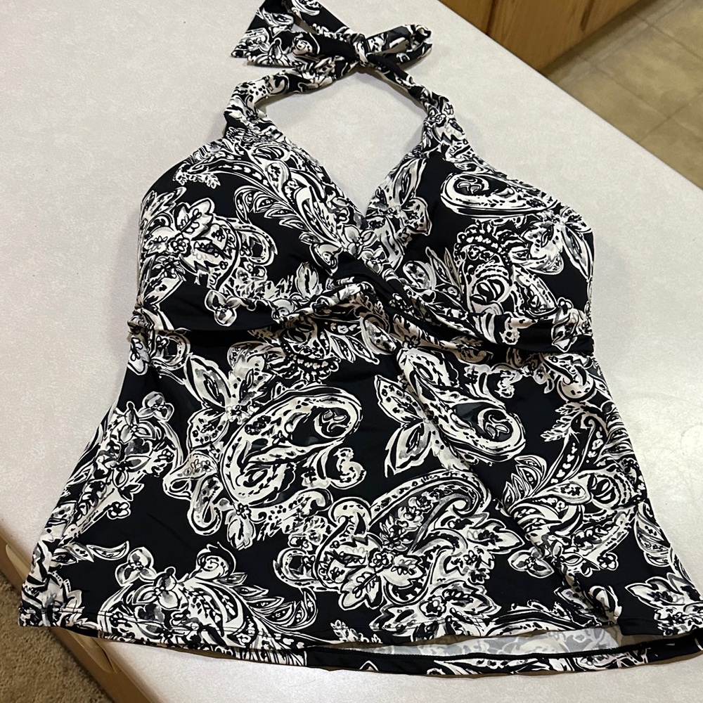 Ralph Lauren floral halter tankini top